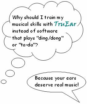 Why? Because your ears deserve real music!