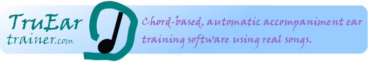 Tru Ear Trainer - Chord based automatic accompaniment ear training software!
